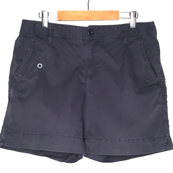 G.H. Bass Shorts Gh Bass Womens Navy Blue Cargo Style Shorts 8